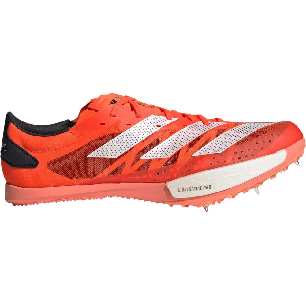 adidas Adizero Ambition Running Spikes Solar Red / Zero Metallic / Coral Fusion - achilles heel