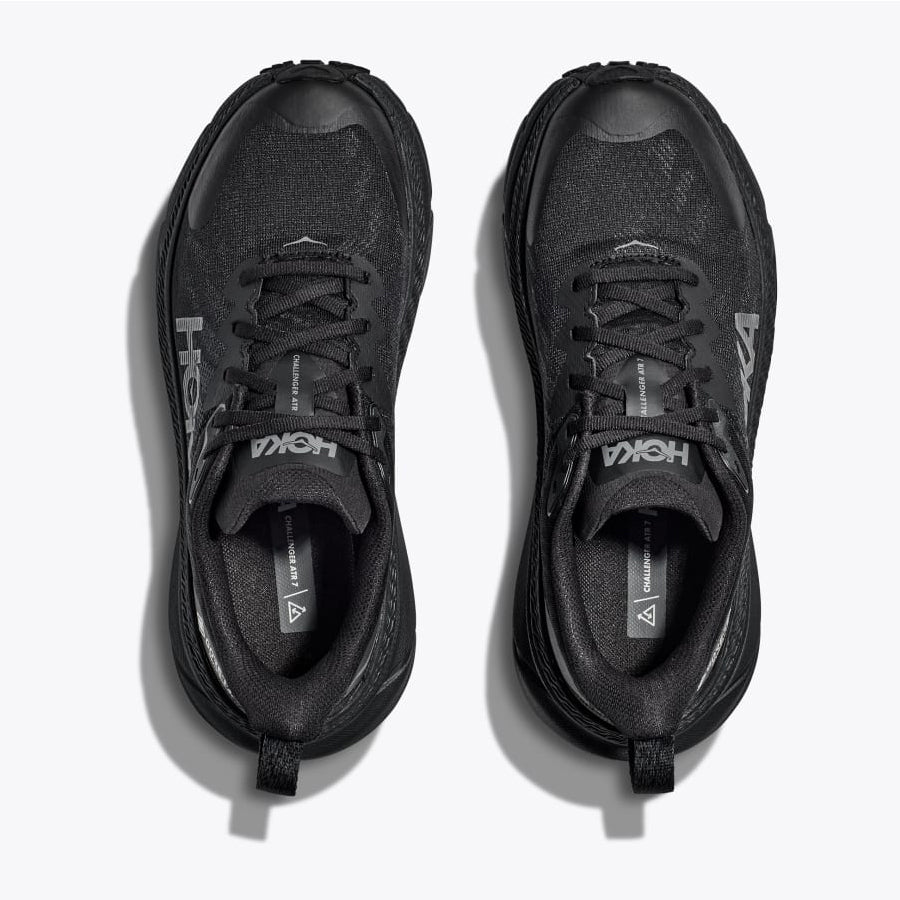 Hoka Men's Challenger 7 GORE-TEX Trail Running Shoes Black / Black - achilles heel