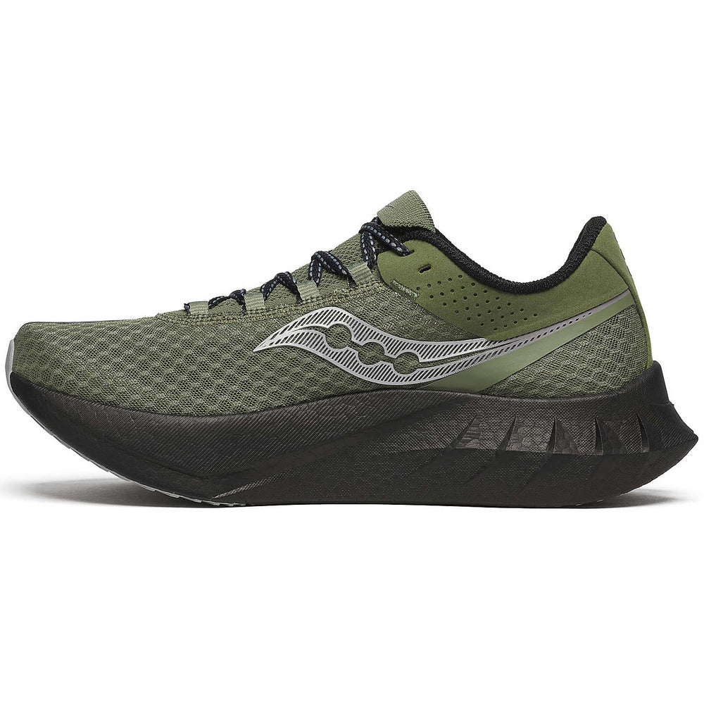 Saucony Men's Endorphin Pro 4 Running Shoes Olivine / Black - achilles heel