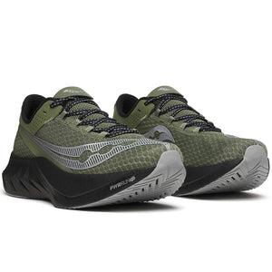 Saucony Men's Endorphin Pro 4 Running Shoes Olivine / Black - achilles heel