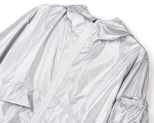Satisfy SilverShell Packable Windbreaker Jacket Silver - achilles heel