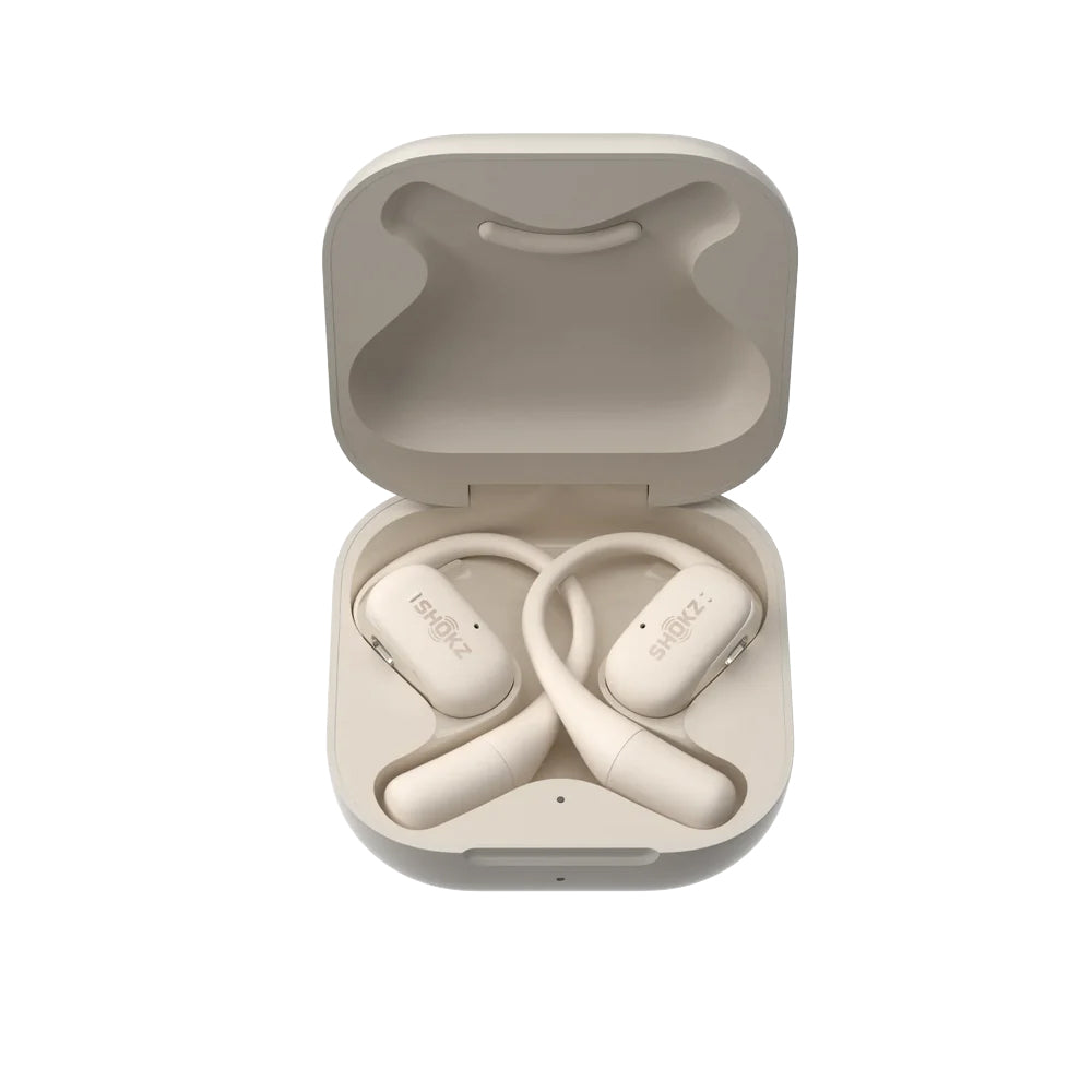 Shokz Shokz OpenFit Headphones Beige at Achilles Heel