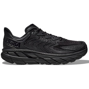 Hoka Clifton LS Shoes Black / Asphalt - achilles heel