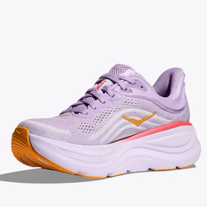 Hoka Women's Bondi 9 Running Shoes Aster Flower / Starlight Glow - achilles heel