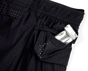 Satisfy Space‑O 2.5 Inch Distance Shorts Black - achilles heel