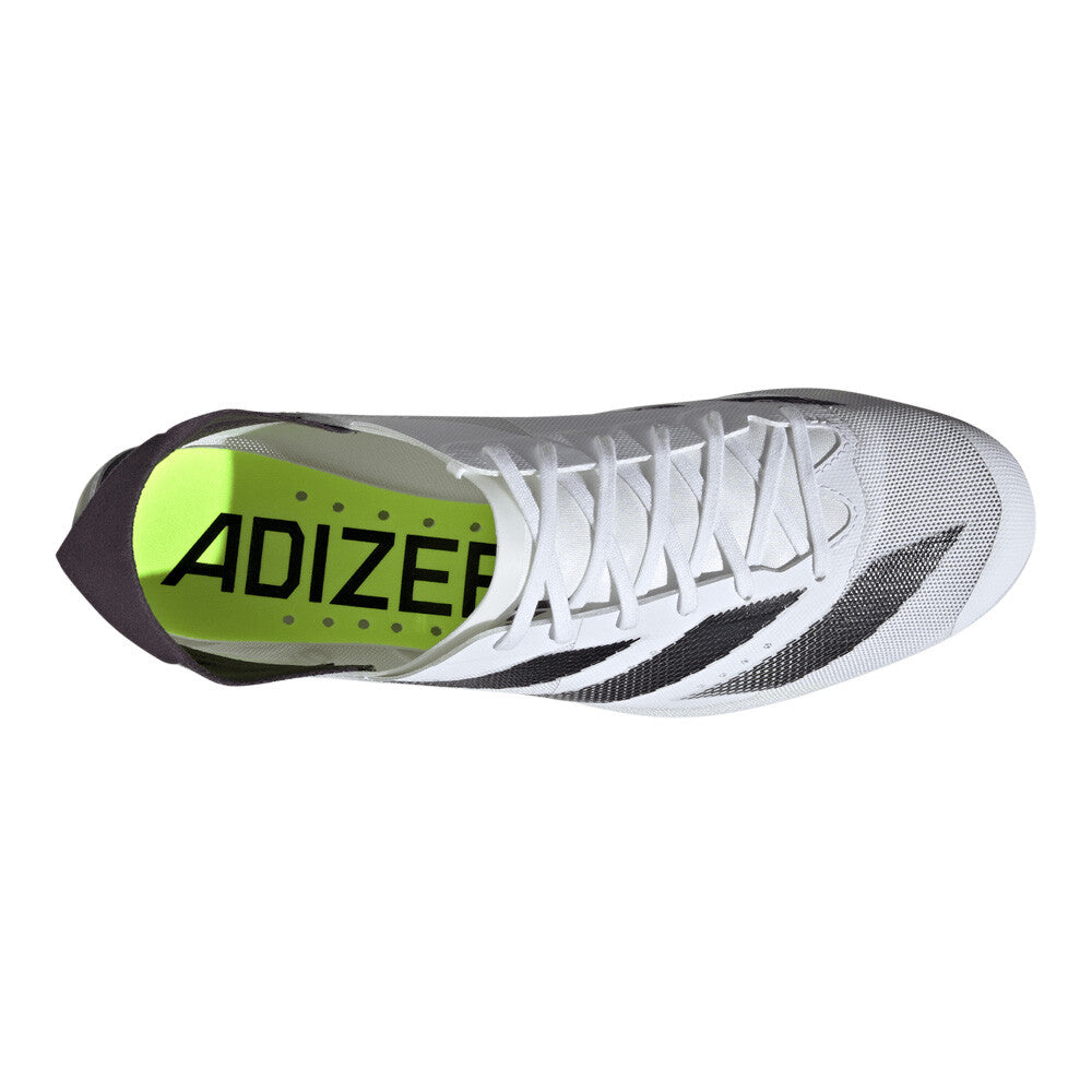 adidas Adizero Finesse Running Spikes Cloud White / Core Black / Green Spark - Achilles Heel