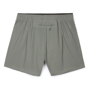 Satisfy Space‑O 5 Inch Distance Shorts Dry Sage v2 - achilles heel