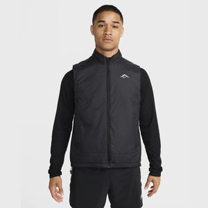 Nike Men's PrimaLoft Therma-FIT Trail Running Gilet Black / Summit White - achilles heel