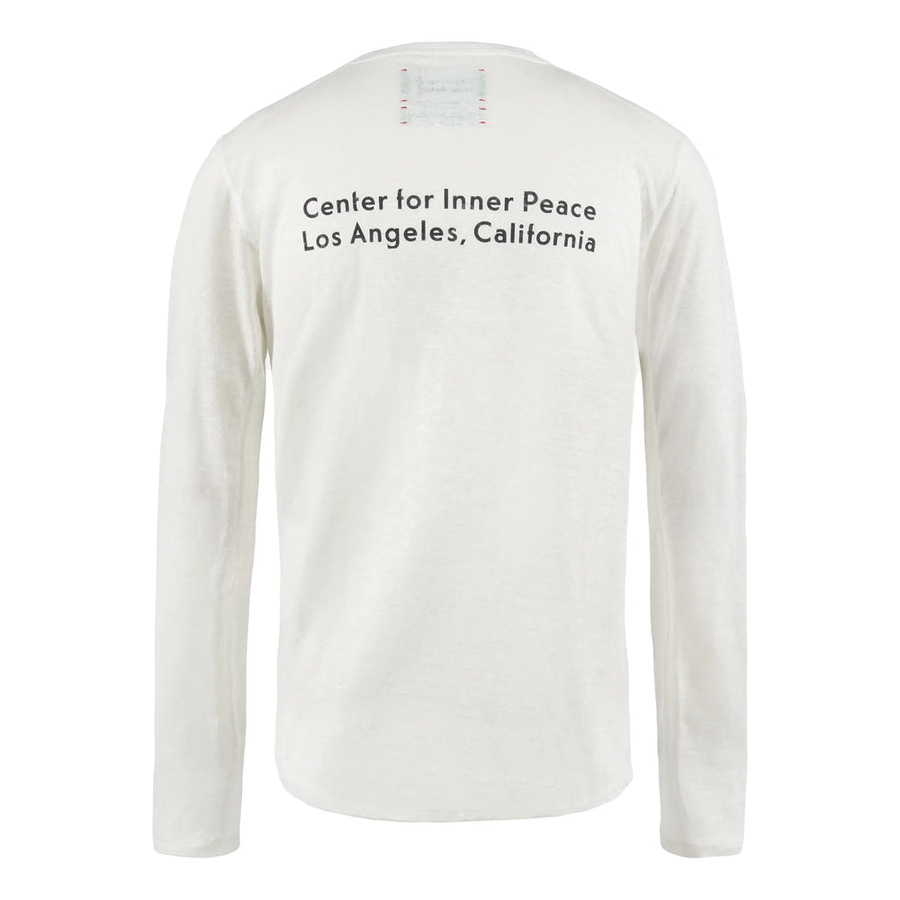 District Vision Men's Hemp Long Sleeve White - achilles heel