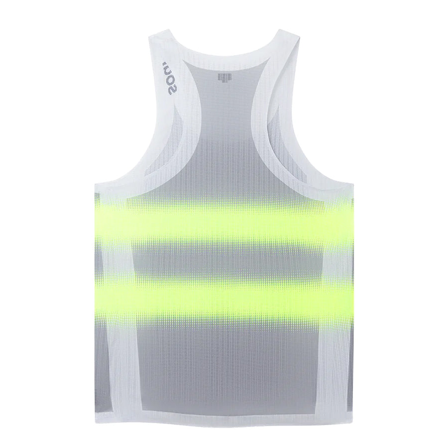 Soar Men's Race Vest Grey / Yellow - achilles heel