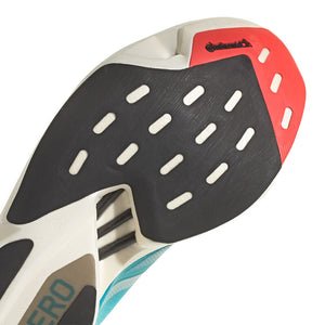 adidas Adizero Adios Pro 3 Running Shoes Lucid Cyan / Cloud White / Bright Red - achilles heel