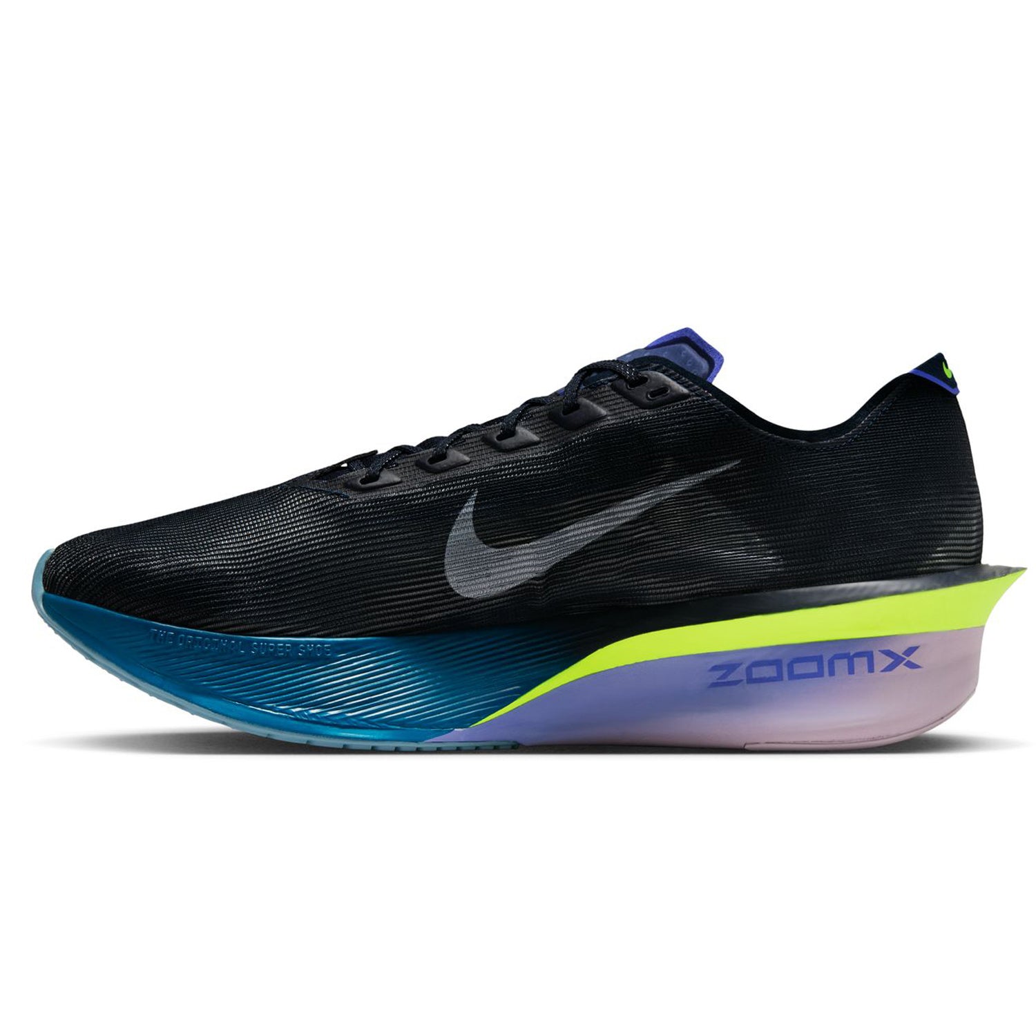 Men's Vaporfly 4 Running Shoes Obsidian / White / Persian Violet