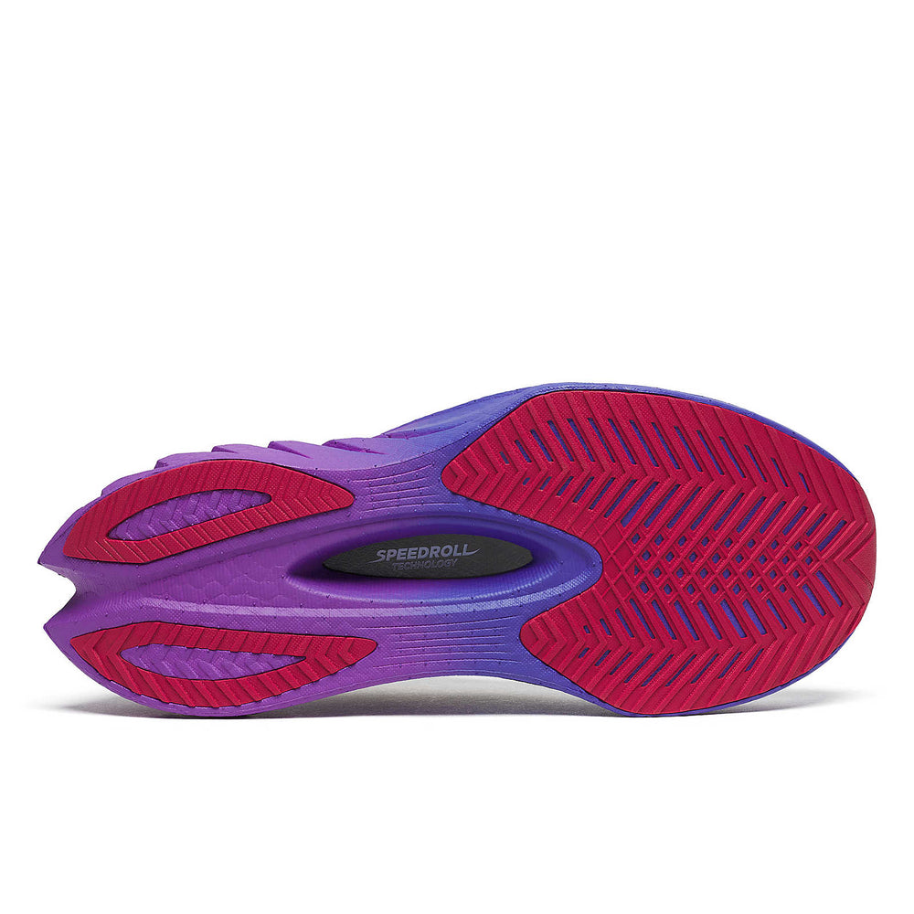 Saucony Women's Endorphin Pro 4 Running Shoes White / Shadow - achilles heel