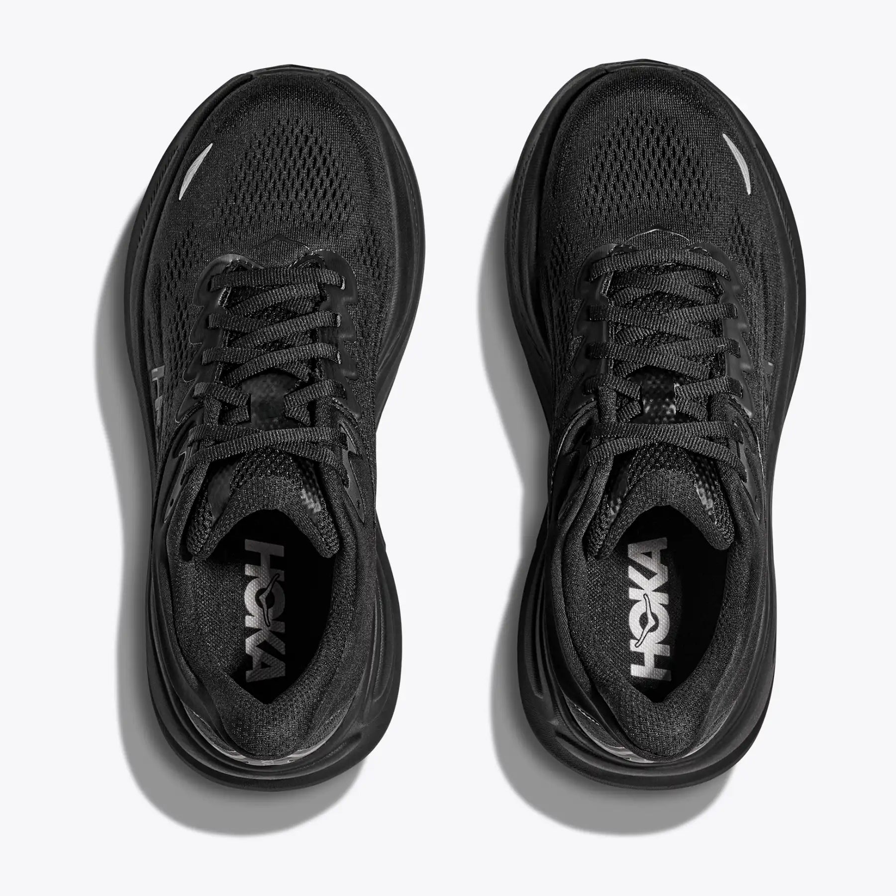 Hoka Women's Bondi 9 Running Shoes Black / Black - Achilles Heel