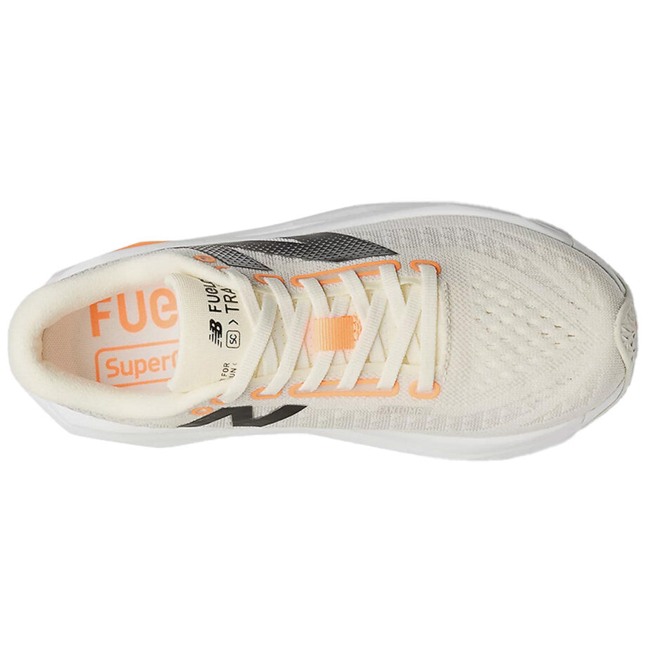New Balance Women's FuelCell SuperComp Trainer v3 Running Shoes Angora / Hot Mango / Black - Achilles Heel