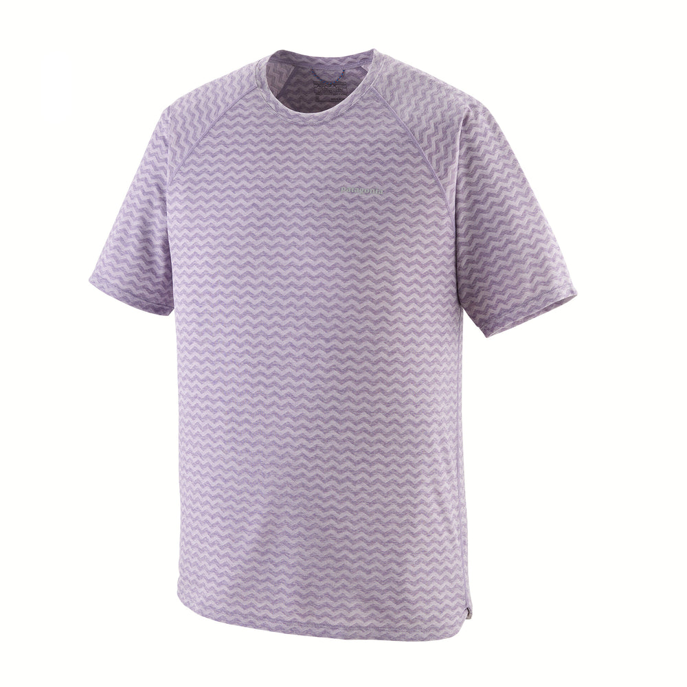 Patagonia Men's Ridge Flow Tee Concrete Purple - achilles heel
