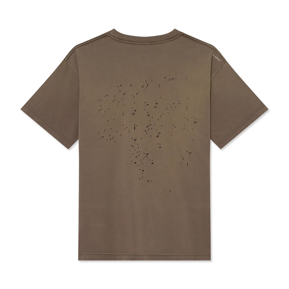 Satisfy MothTech Tee Sun Bleached Brown - achilles heel