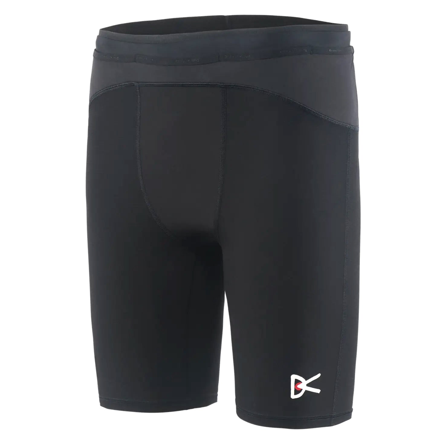 x Maurten Men's Elite Fuel Half Tights Black - Achilles Heel