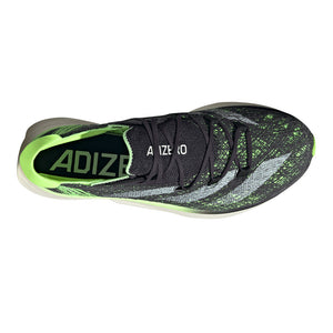 adidas Adizero Prime X 2 Strung Running Shoes Aurora Black / Zero Metallic / Green Spark - achilles heel