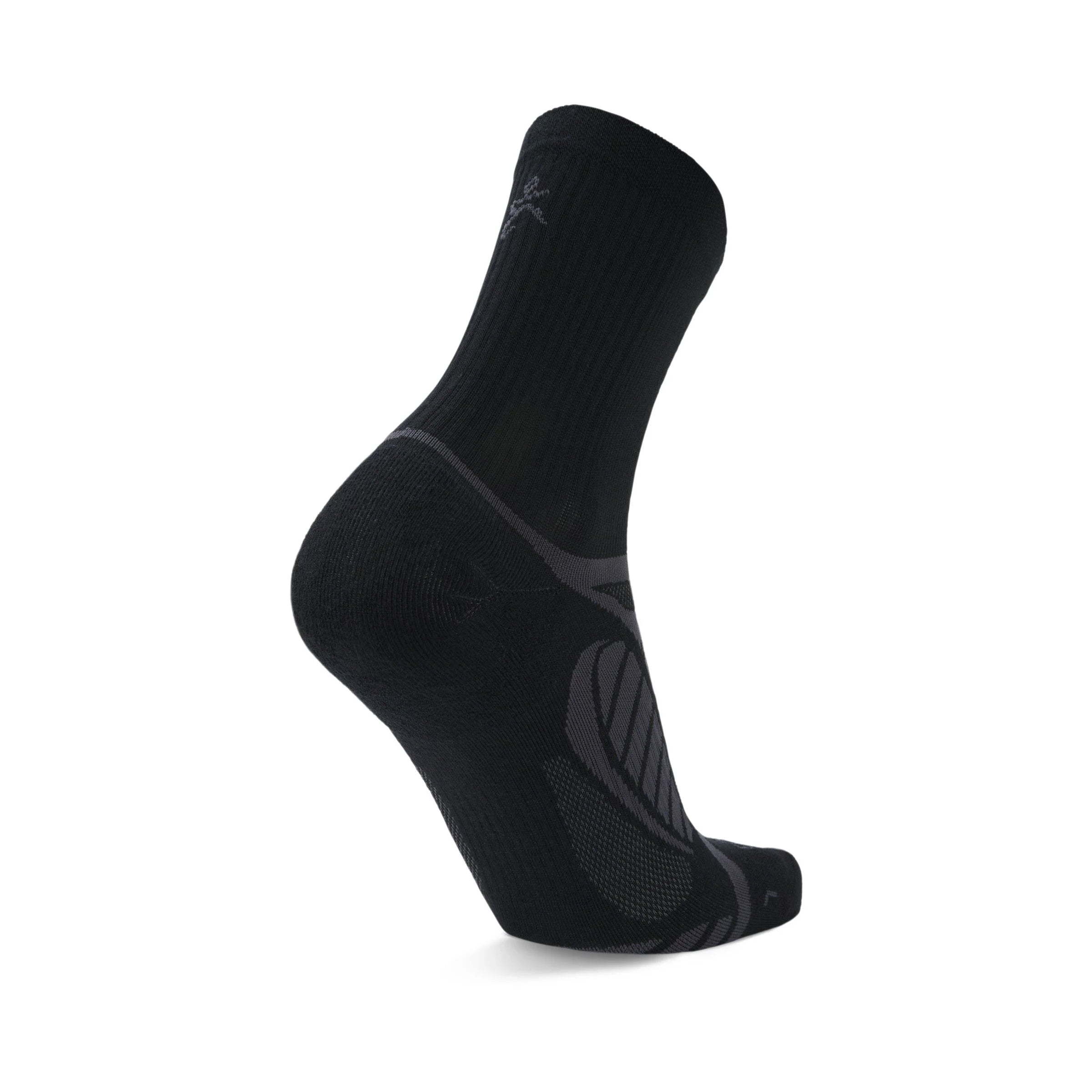Ultralight Crew Running Socks Black