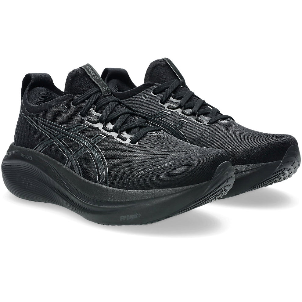 Asics Men's Gel-Nimbus 27 Running Shoes Black / Graphite Grey - achilles heel