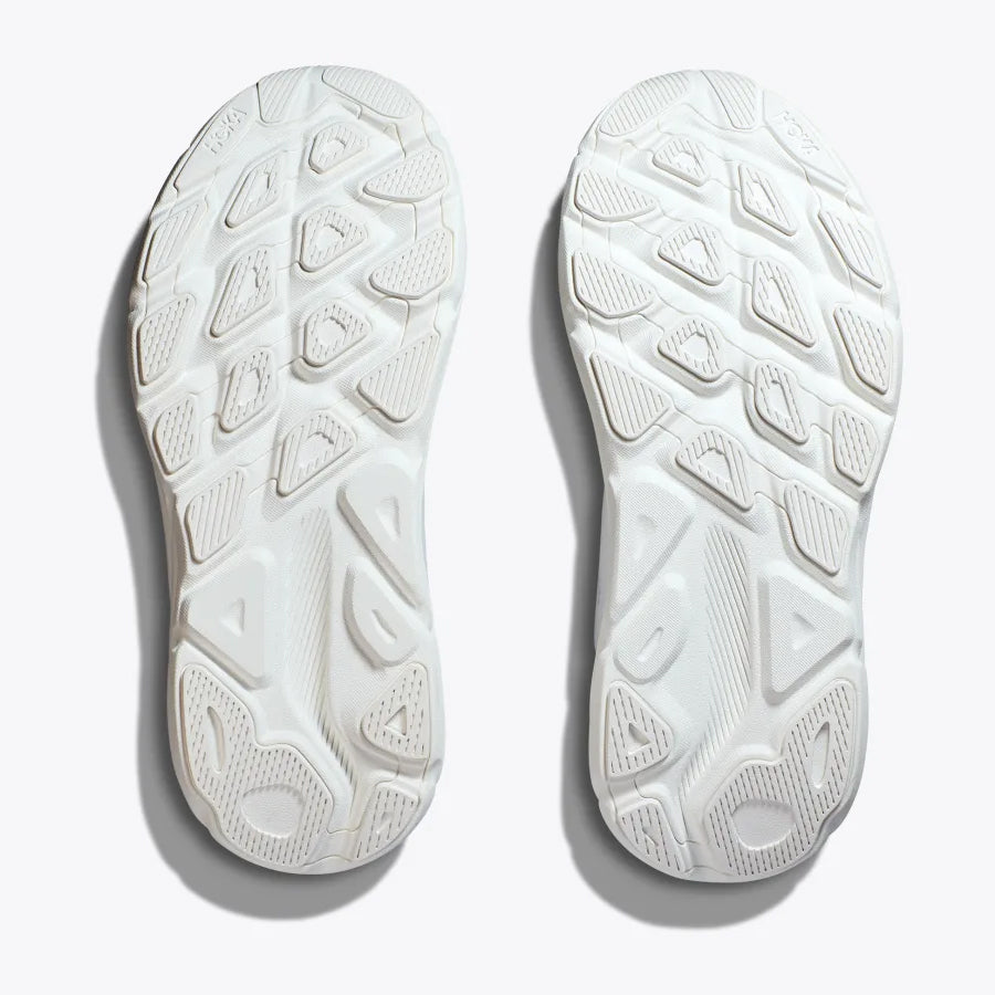 Hoka Women's Clifton 9 Running Shoes White / White - achilles heel