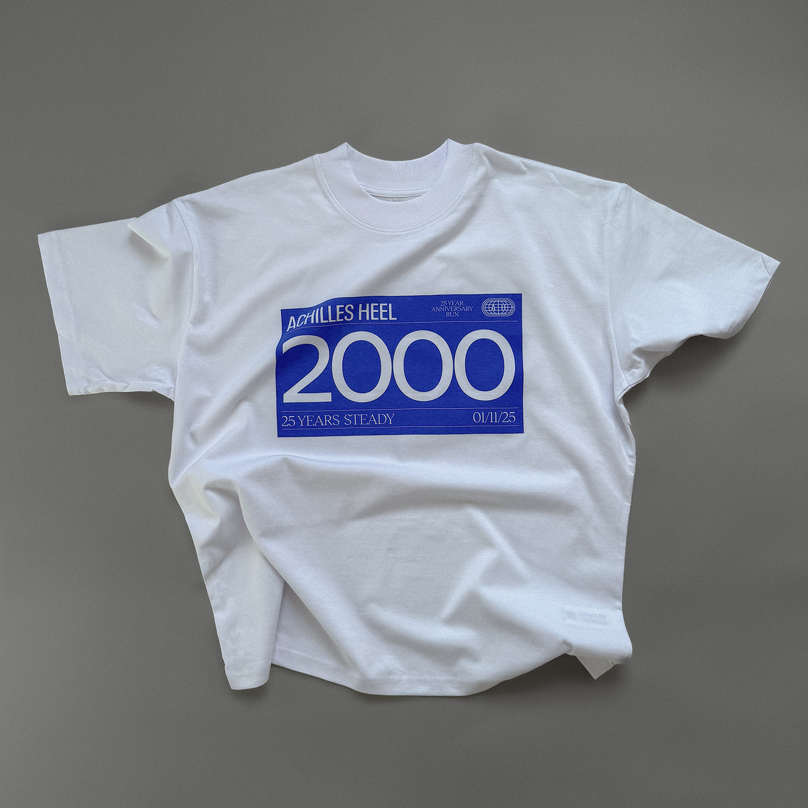 2000 Global Anniversary Run Tee White / Purple