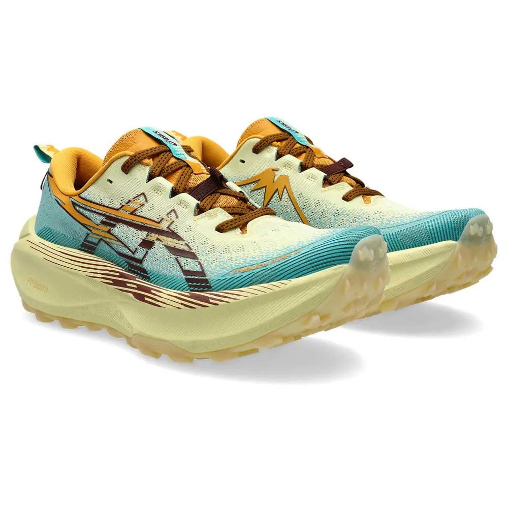 Men's Trabuco Max 4 Trail Running Shoes Wheat Yellow / Dark Red Planet - Achilles Heel