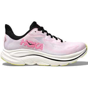 Hoka Women's Clifton 10 Running Shoes Carnation / Starlight Glow - achilles heel