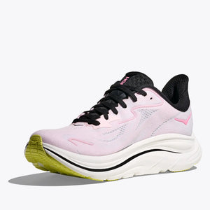 Hoka Women's Clifton 10 Running Shoes Carnation / Starlight Glow - achilles heel