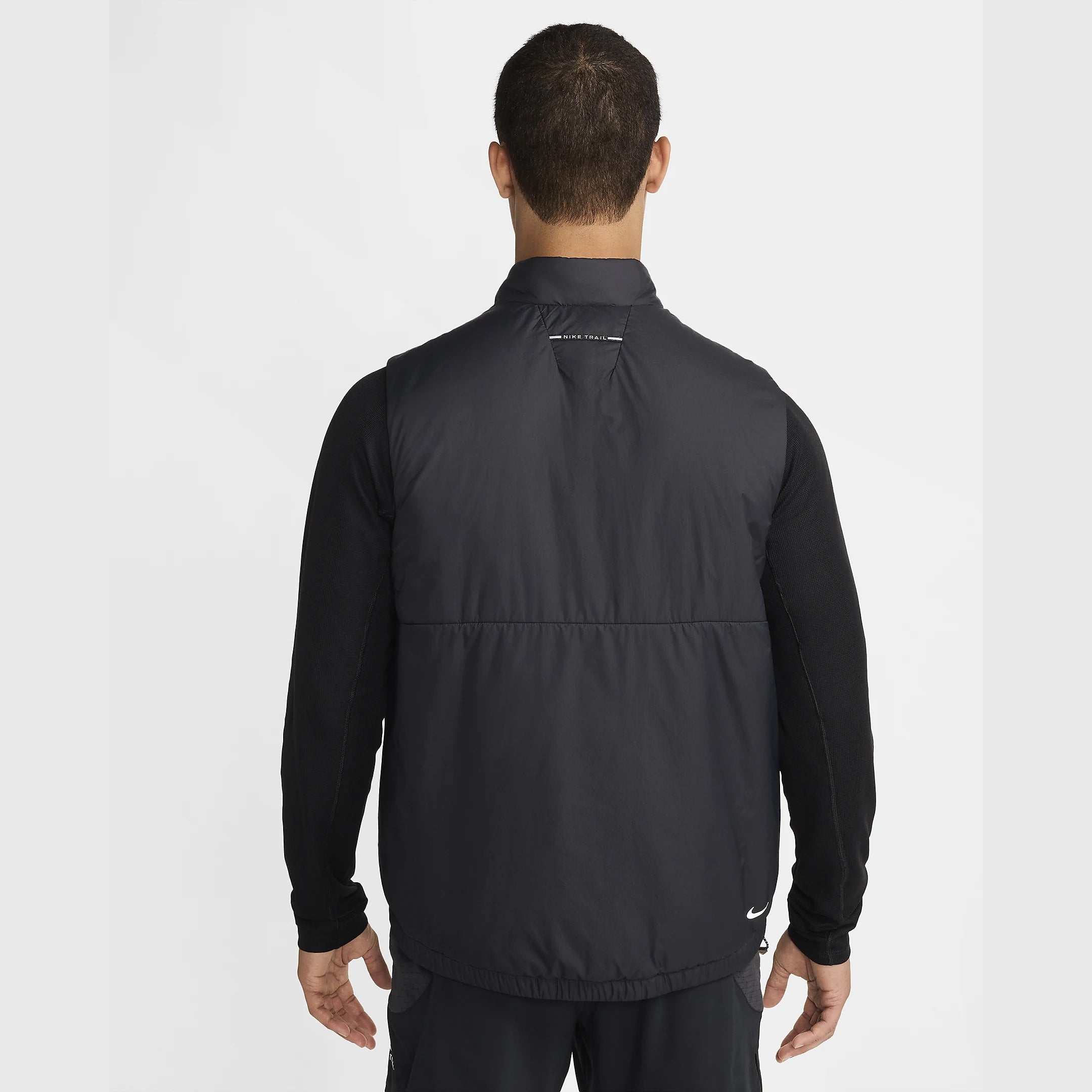 Nike Men's PrimaLoft Therma-FIT Trail Running Gilet Black / Summit White - Achilles Heel