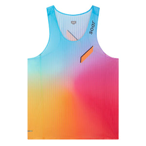 Soar Men's Race Vest Rainbow - achilles heel