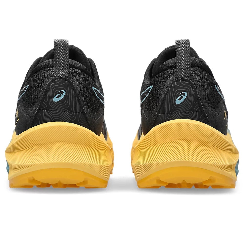 Asics Men's Trabuco Max 2 Trail Running Shoes Black / Gris Blue - achilles heel