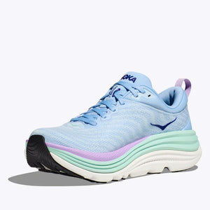 Hoka Women's Gaviota 5 Running Shoes Airy Blue / Sunlit Ocean - achilles heel