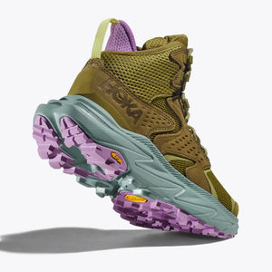 Hoka Women's Anacapa 2 Mid GORE-TEX Walking Boots Green Moss / Agave - achilles heel