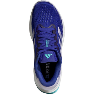adidas Women's Supernova Solution Running Shoes Lucid Blue / Purple Tint / Flash Aqua - achilles heel