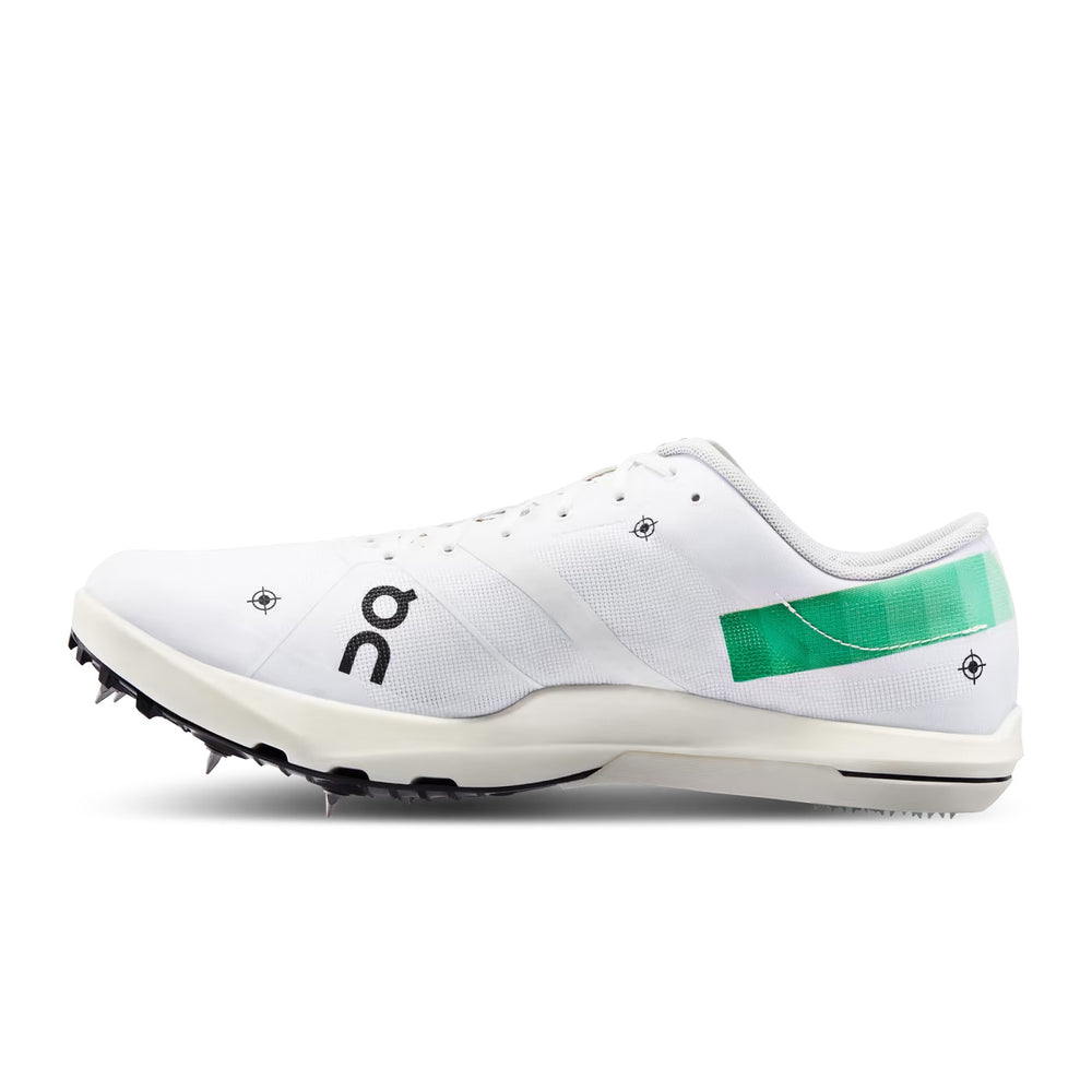 On Men's Cloudspike 10000m Undyed-White / Mint - achilles heel