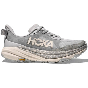 Hoka Women's Speedgoat 6 Trail Running Shoes Cosmic Grey / Alabaster - achilles heel