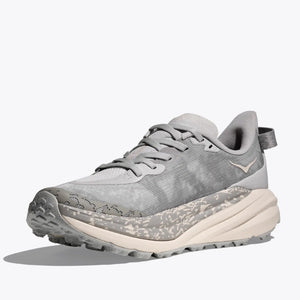 Hoka Women's Speedgoat 6 Trail Running Shoes Cosmic Grey / Alabaster - achilles heel