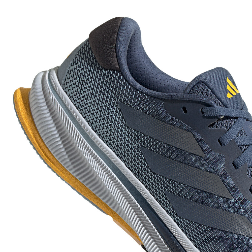 adidas Men's Supernova Rise Running Shoes Preloved Ink / Iron Metallic / Spark - achilles heel