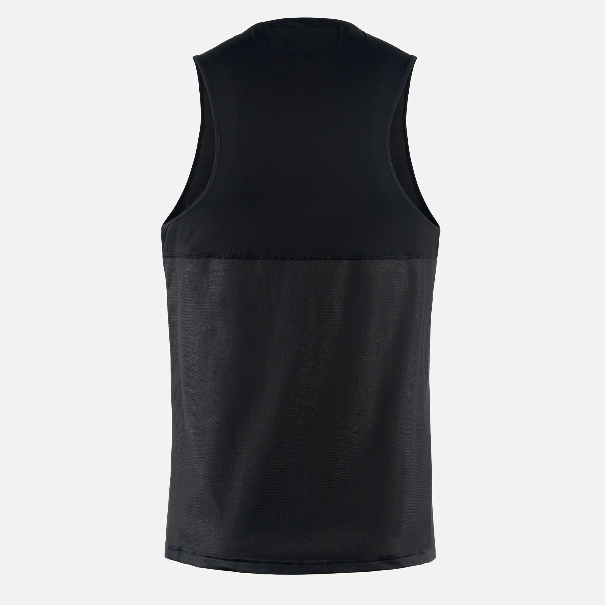 Men's Paneled Mesh Singlet Black - Achilles Heel