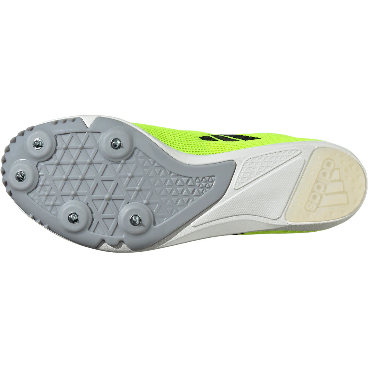 adidas Allroundstar J Running Spikes Lucid Lemon / Core Black / Halo Silver - Achilles Heel