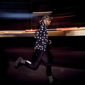 SAYSKY Men's Star Reflective Blaze Jacket Black - achilles heel