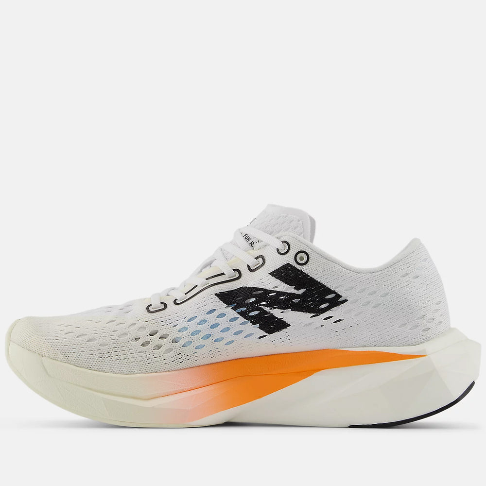 New Balance Women's FuelCell SuperComp Pacer v2 Running Shoes Hot Mango / Angora / White - achilles heel