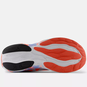 New Balance Men's London Marathon 1080v14 Running Shoes Urgent Red / White / Black - achilles heel