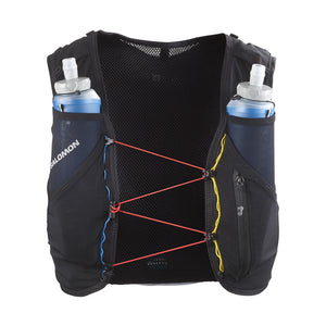 Salomon Advance Skin 5 Race Flag Set Running Vest Black / White - achilles heel