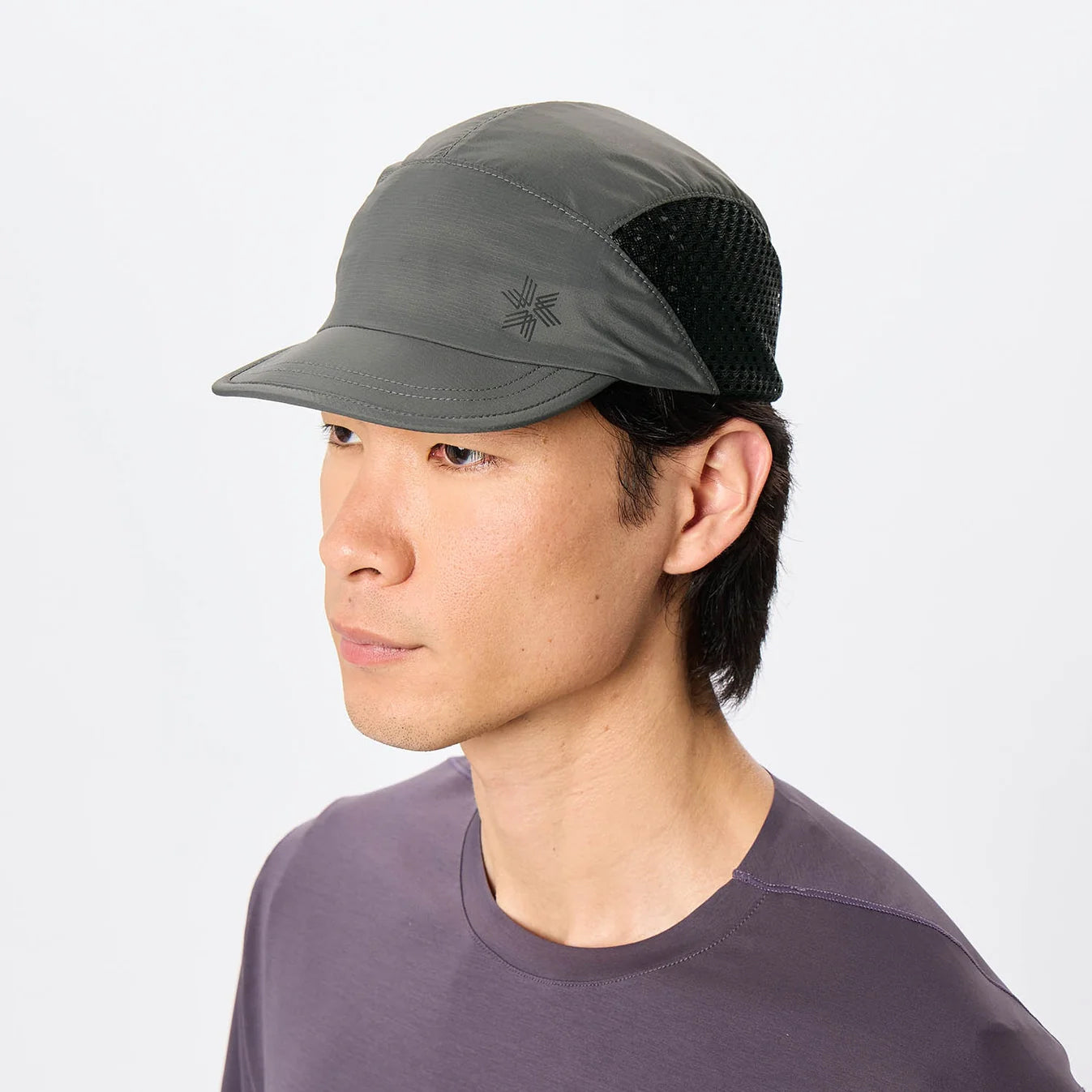 Goldwin Compact Run Mesh Cap Fog Beige - Achilles Heel
