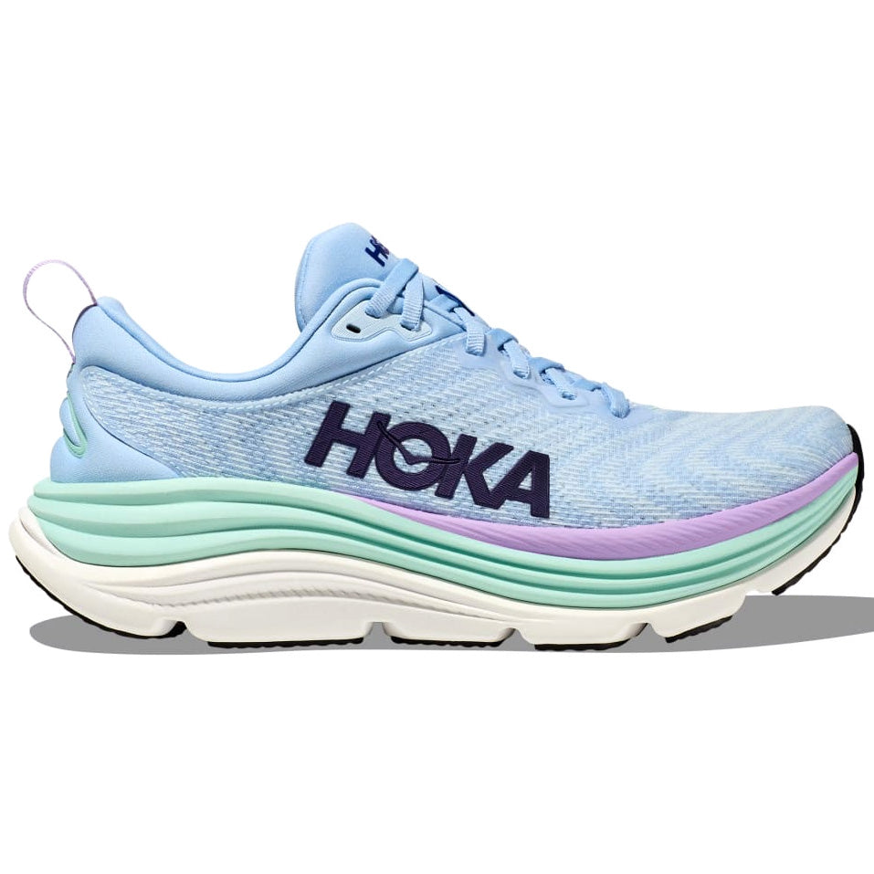 Hoka Women's Gaviota 5 Running Shoes Airy Blue / Sunlit Ocean - achilles heel
