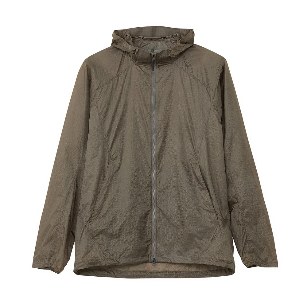 Goldwin Men's Airly Shell Packable Wind Jacket Desert Taupe - achilles heel
