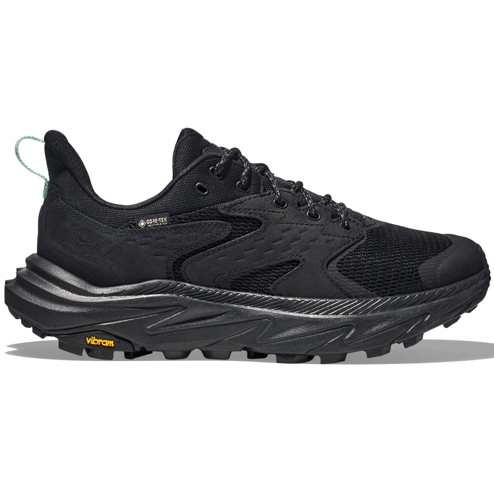Hoka Women's Anacapa 2 Low GORE-TEX Walking Shoes Black / Black - achilles heel